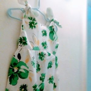 4T Handmade cotton Harem Classic Romper.